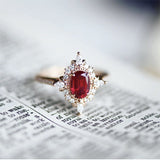 Natural Stone Retro Zircon Ring – Unique Gift Ideas — 6