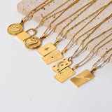 Statement Square Tarot Signet Pendant Necklace – Jewelry Gift Ideas — 13
