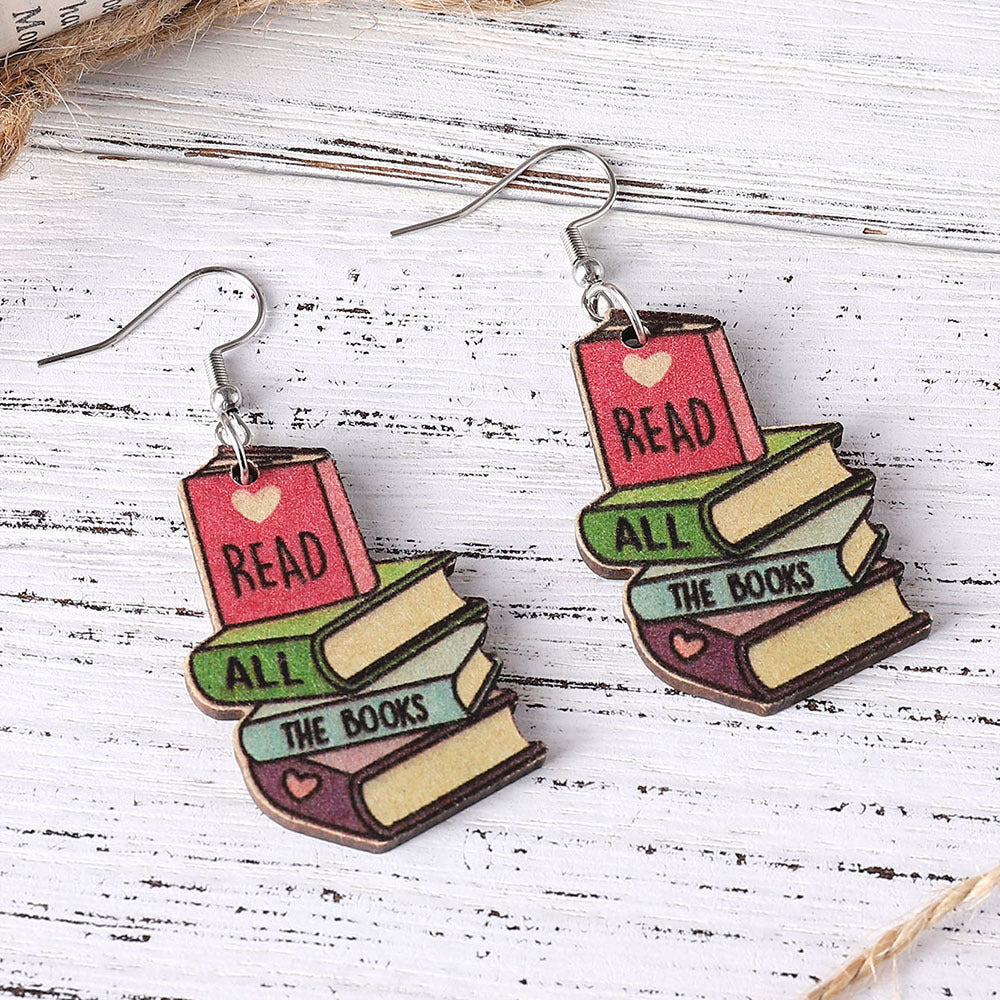 Women's Fashion Personalized 3D Love Book Earrings – Stylish Gifts — 1