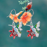 Colorful Hummingbird Full Diamond Pendant – Jewelry Gift Ideas — 2