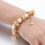 DIY Gold Bracelet Alloy Diamond Color Retaining – Jewelry Gift Ideas — 3