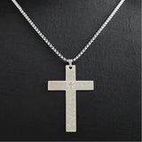 Cross Necklace Titanium Steel Men's Necklace – Jewelry Gift Ideas — 3