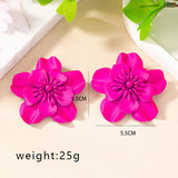 Vintage Flower Earrings For Women Niche Design Spray – Gifts for Her — 14
