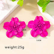 Vintage Flower Earrings For Women Niche Design Spray – Gifts for Her — 14