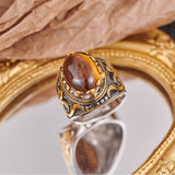 Tigereye Ring Fashion Domineering Vintage Ornament – Stylish Gifts — 8