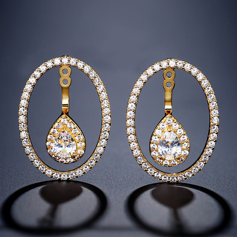 Oval Versatile Stackable Detachable Earrings – Meaningful Gifts — 1
