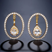 Oval Versatile Stackable Detachable Earrings – Meaningful Gifts — 1