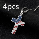 Flag Cross Necklace – Jewelry Gift Ideas — 2