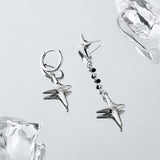 Female Minority Design Asymmetric Four Star Silver – Gifts for Her — 4