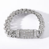 Men's Wide Cubic Zirconia Diamond Flap Buckle – Jewelry Gift Ideas — 2