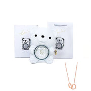 Custom Name Necklace Personalized Double Heart – Jewelry Gift Ideas — 9