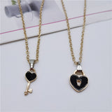 Couple Necklaces A Pair Of Retro Men's And Women's – Gifts for Her — 3