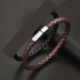 Casual Simple PU Woven Leather Bracelet – Jewelry Gift Ideas — 7