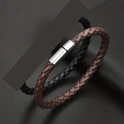 Casual Simple PU Woven Leather Bracelet – Jewelry Gift Ideas — 7