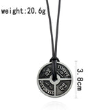 Sports Fitness Series Creative Barbell Necklace – Fitness Gifts — 6