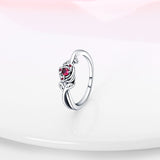 Creative Simple Silver Plated Rose Ring – Thoughtful Gifts — 5