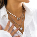 Metal Style Sweet Cool Pearl Necklace – Jewelry Gift Ideas — 11