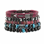 Woven Stone Beaded Multilayer Bracelet – Jewelry Gift Ideas — 1