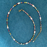 Colorful Glass Beads Mixed Necklace – Jewelry Gift Ideas — 4