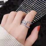 Womens Fashion Design Micro Set Zircon Ring – Stylish Gifts — 6