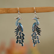 European And American Texture Peacock Earrings – Holiday Gift Ideas — 10
