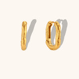Distressed Irregular Lines Rectangle Ear Clip – Small Gift Ideas — 7