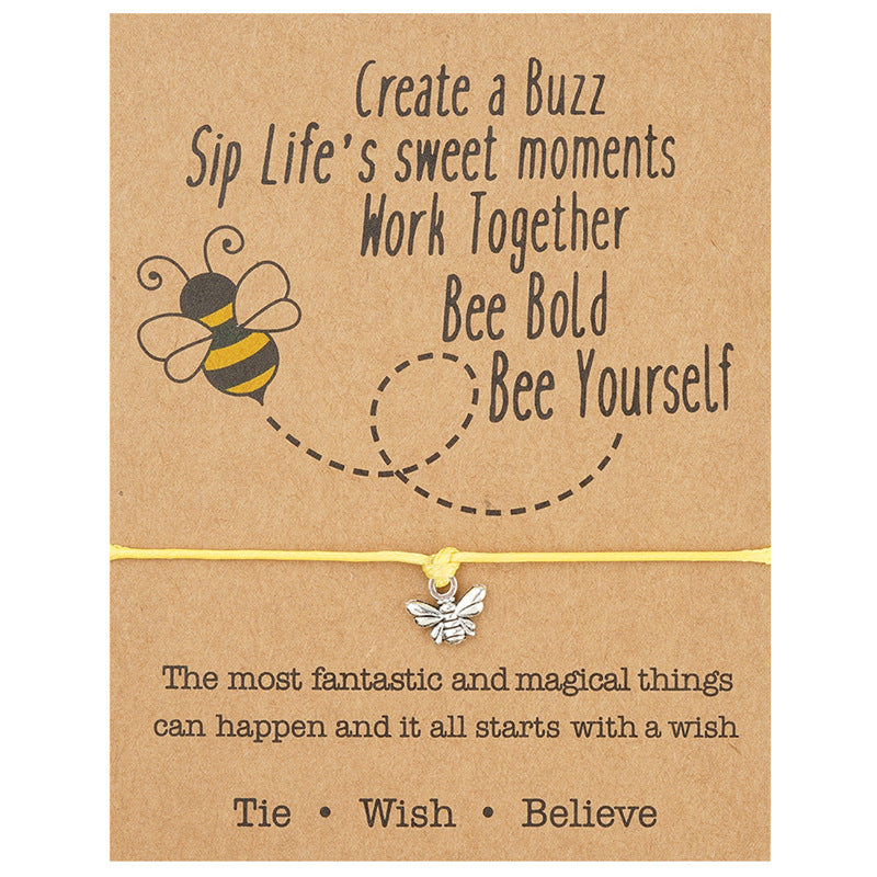Cartoon Little Bee Women's Adjustable Braided – Jewelry Gift Ideas — 1