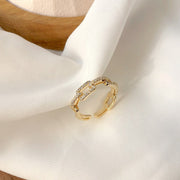 Double Layer Zircon Female Simple Ring Opening – Gifts for Her — 12