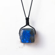 East China Sea Natural Crystal Square Pendant – Jewelry Gift Ideas — 11