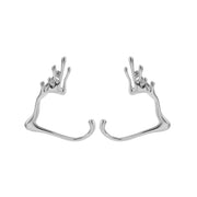 Niche Irregular Cute Antlers Ear Clips – Holiday Gift Ideas — 4