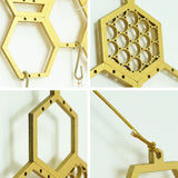 Earrings Jewelry Storage Rack Simple Honeycomb – Jewelry Gift Ideas — 4