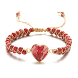 Handmade Creative Woven Bracelet Love Stone – Jewelry Gift Ideas — 15