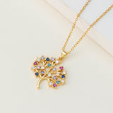 Creative Colorful Tree Of Life Pendant Necklace – Jewelry Gift Ideas — 5