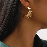 Cold Style Retro Hollow Stud Earrings Women – Stylish Gifts — 3