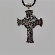 Cross necklace leather rope – Jewelry Gift Ideas — 5