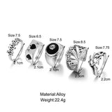 Statement Vintage Silver Spades Solitaire Knuckle Ring – Stylish Gifts — 3