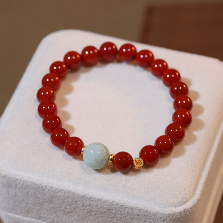 Single-loop Agate String With Lutong Accessory – Stylish Gifts — 1