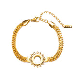 Women's Non-fading Fashion Sun Hollow Wheat Titanium – Stylish Gifts — 2