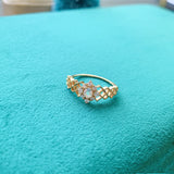 First Snow Crystal Gorgeous Ring Natural Moonstone – Small Gift Ideas — 4
