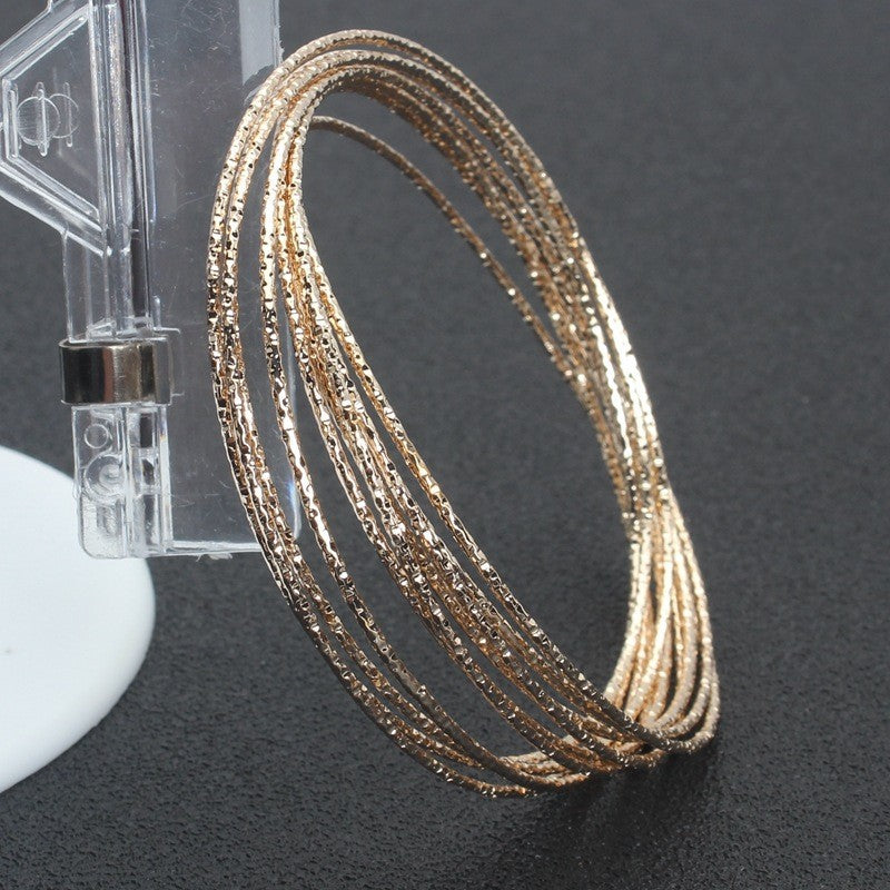 Multi Layer Ten Ring Interlocking Bracelet – Jewelry Gift Ideas — 1