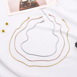Stainless Steel Round Snake Chain Plating – Jewelry Gift Ideas — 4