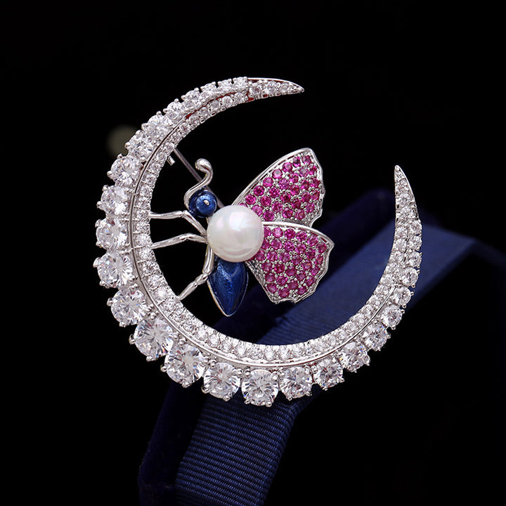 Zircon Little Bee Fashion Brooch – Stylish Gifts — 1