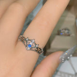 Medieval Wendy's Life Gentle Ocean Blue Girl Ring – Gifts for Kids — 16