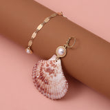 Fashion Style Natural Shell-shaped Stud Earrings – Stylish Gifts — 3