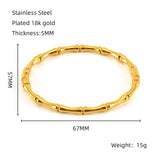Fashion Bamboo Titanium Steel Bracelet Three – Jewelry Gift Ideas — 3