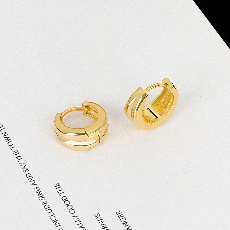 Women's Trendy Fashion Simple Shell Cross Earrings – Stylish Gifts — 1