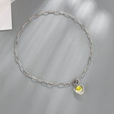 Necklace Female Niche Acrylic Sheet Love Peach – Jewelry Gift Ideas — 6