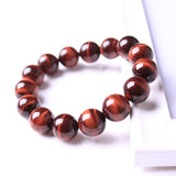 Natural Red Tiger Eye Gemstone Single Circle – Jewelry Gift Ideas — 3