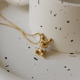 Casting Three-dimensional Letter Bunny Cute – Jewelry Gift Ideas — 3
