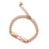 Simple Stainless Steel Mobius Couple Bracelet – Jewelry Gift Ideas — 4